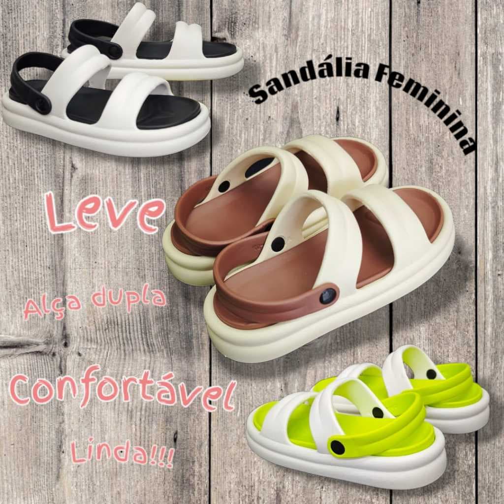 Sandália Feminina Plataforma Conforto – Leveza e Estilo no Seu Dia a Dia 🌟