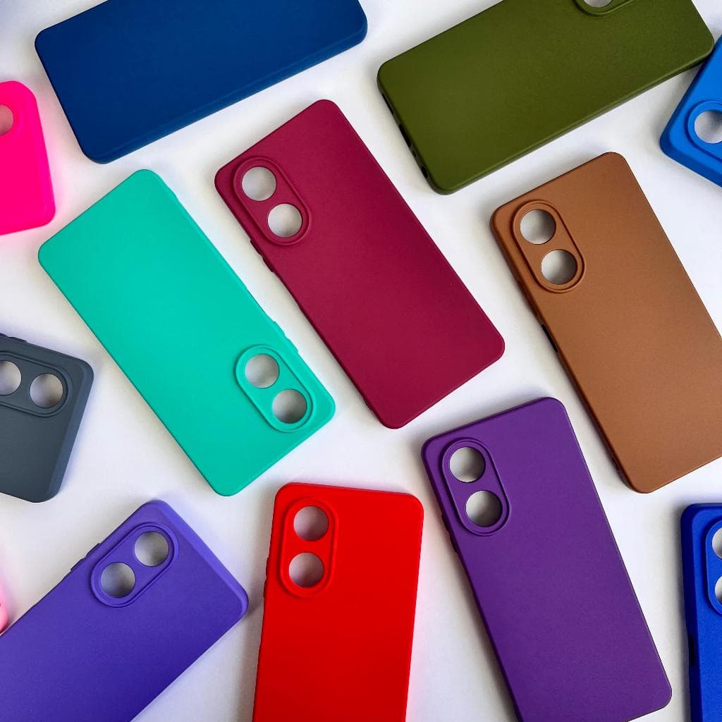 Capinha Para Oppo A58 (4G)/ Capa Case Silicone Aveludada Colorida Forrada (CF26)