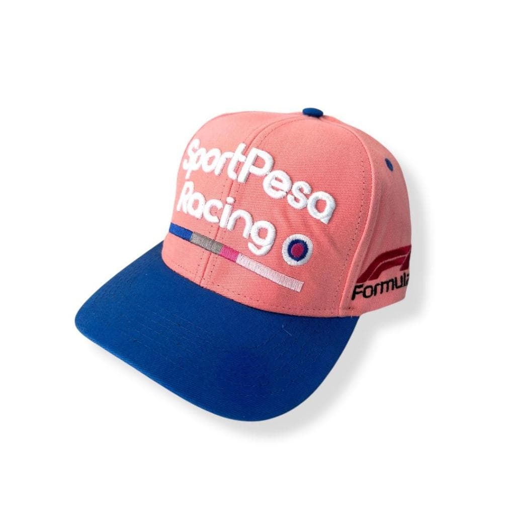 Boné Racing Point Scuderia Aba Curva Racing Fórmula 1 Sergio Perez Tcheco Lance Stroll SportPesa BWT 2020