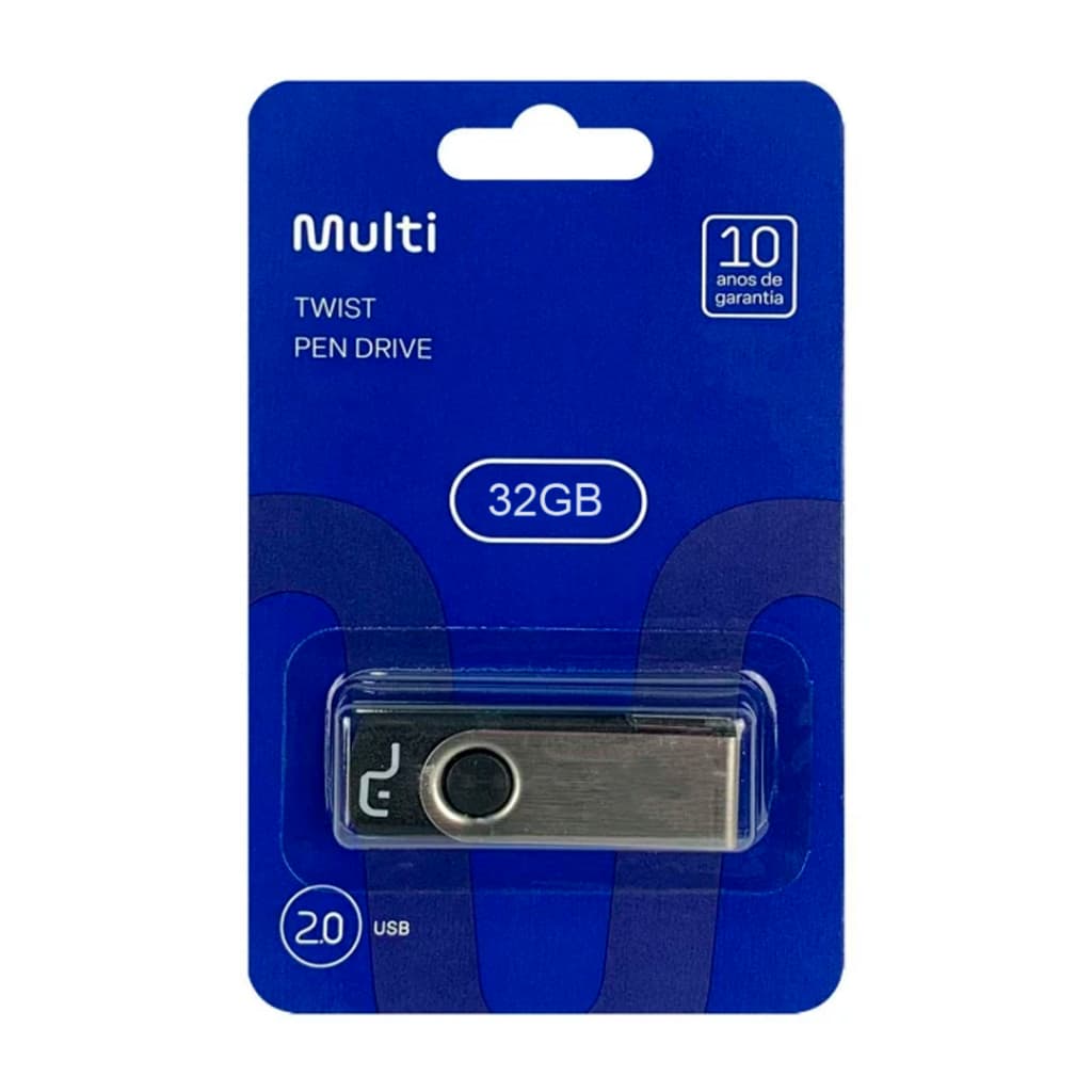 Pen drive 32gb Multilaser Twist PD589 Original Promoção