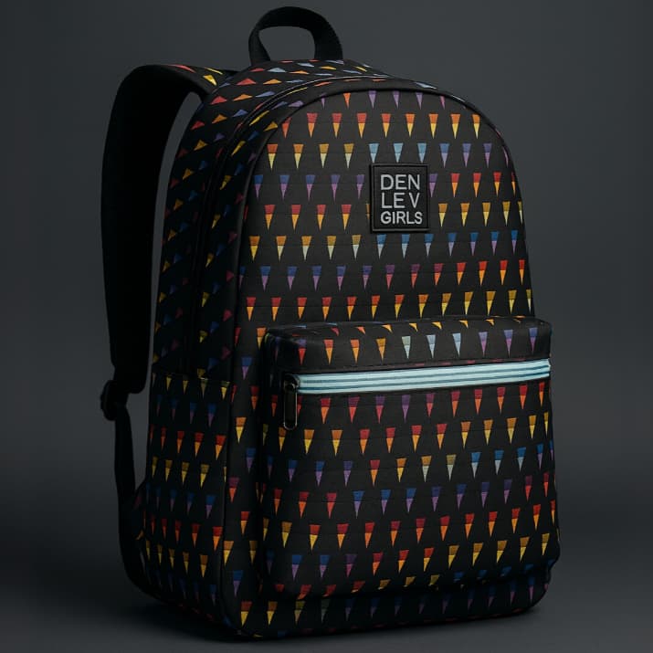 Mochila de Costas Menina Girl Teen Color Denlex DL1584 Academia Escola Viagem