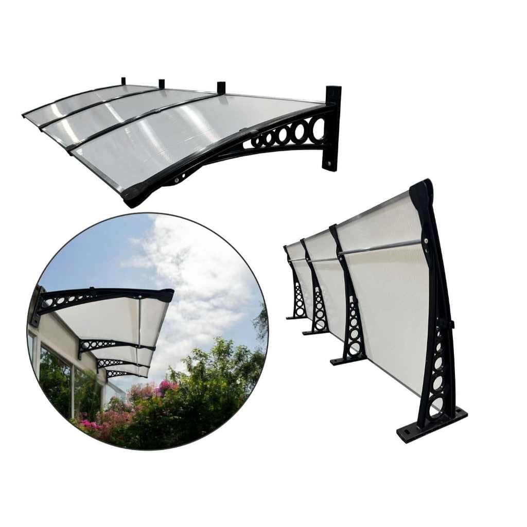 Toldo em Policarbonato 3,20x0,50m - ABS Cobertura p/ portas e janelas