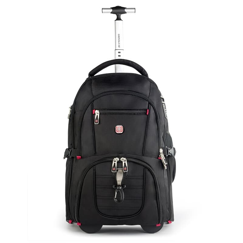 Mochila Executiva Crosswave Faculdade Masculina Rodinhas 360° 36L