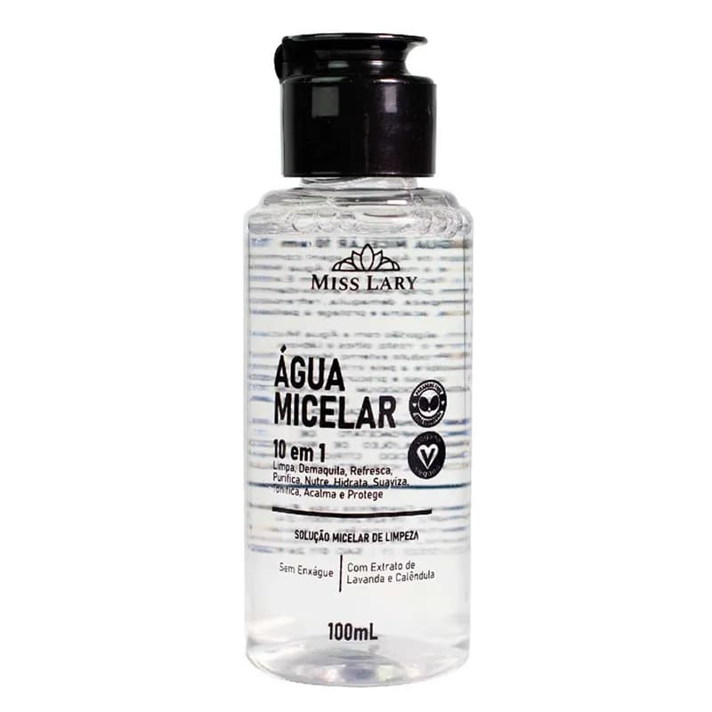 AGUA MICELAR 10 em 1 100ml Miss Lary