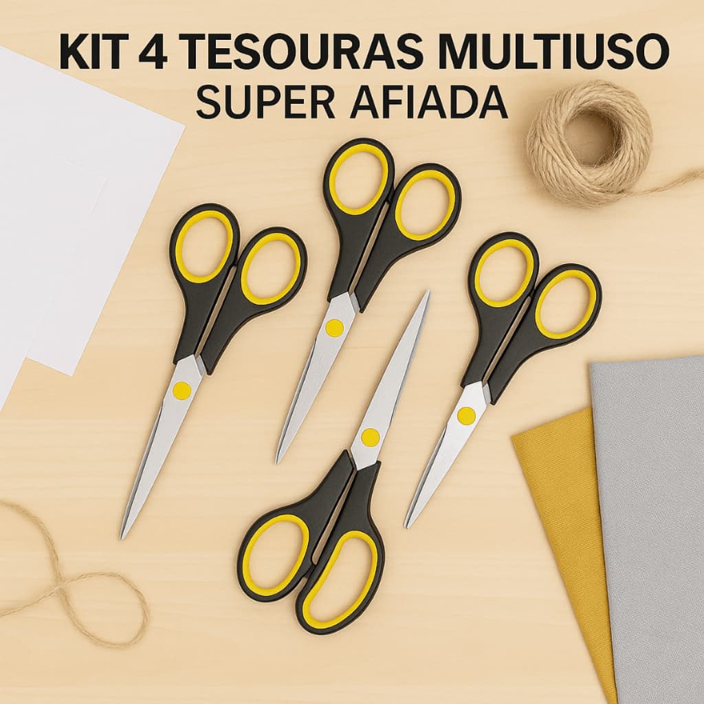 Tesouras Alta Performance Profissional multiuso aço inox resistente