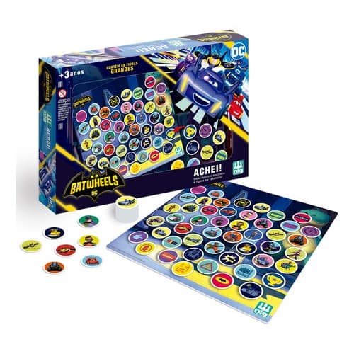 Jogo De Mesa Achei! Batwheels Batman Dc Nig Brinquedos 0663