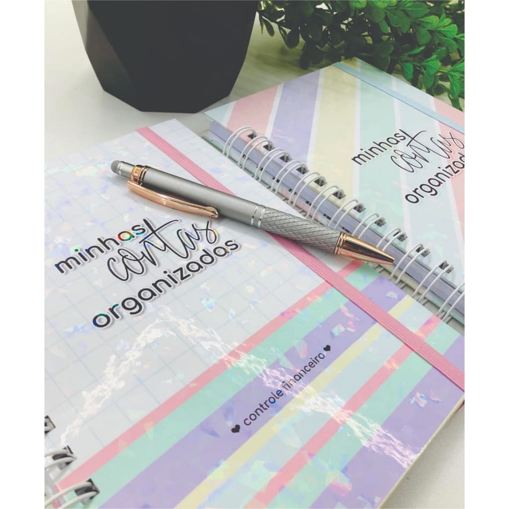 Caderno de Controle Financeiro - Minhas Contas Organizadas