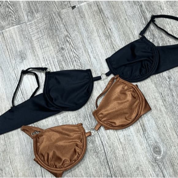 Cropped Aro Acetinado Coração Blogueira