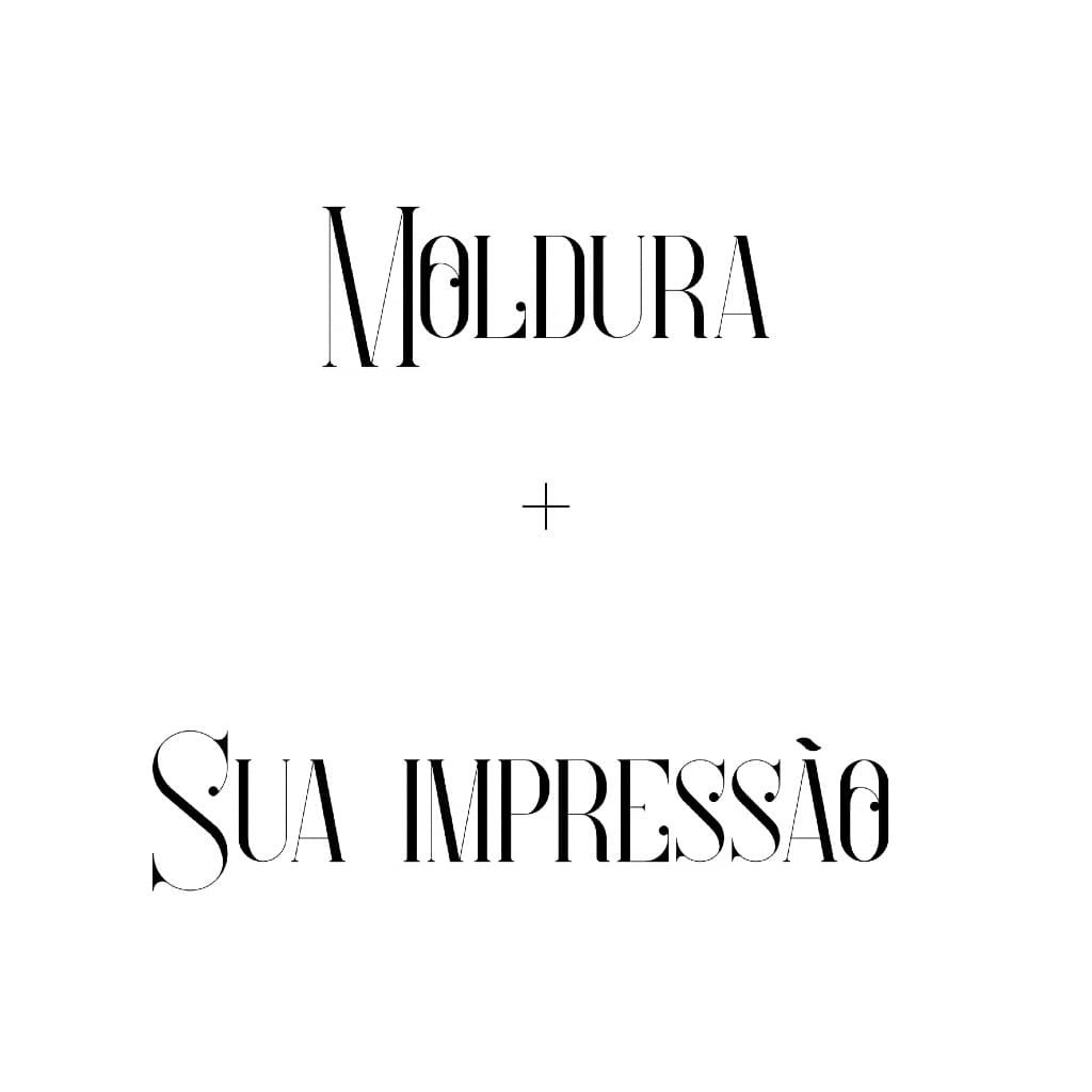 Quadro decorativo A3 | moldura + imagem