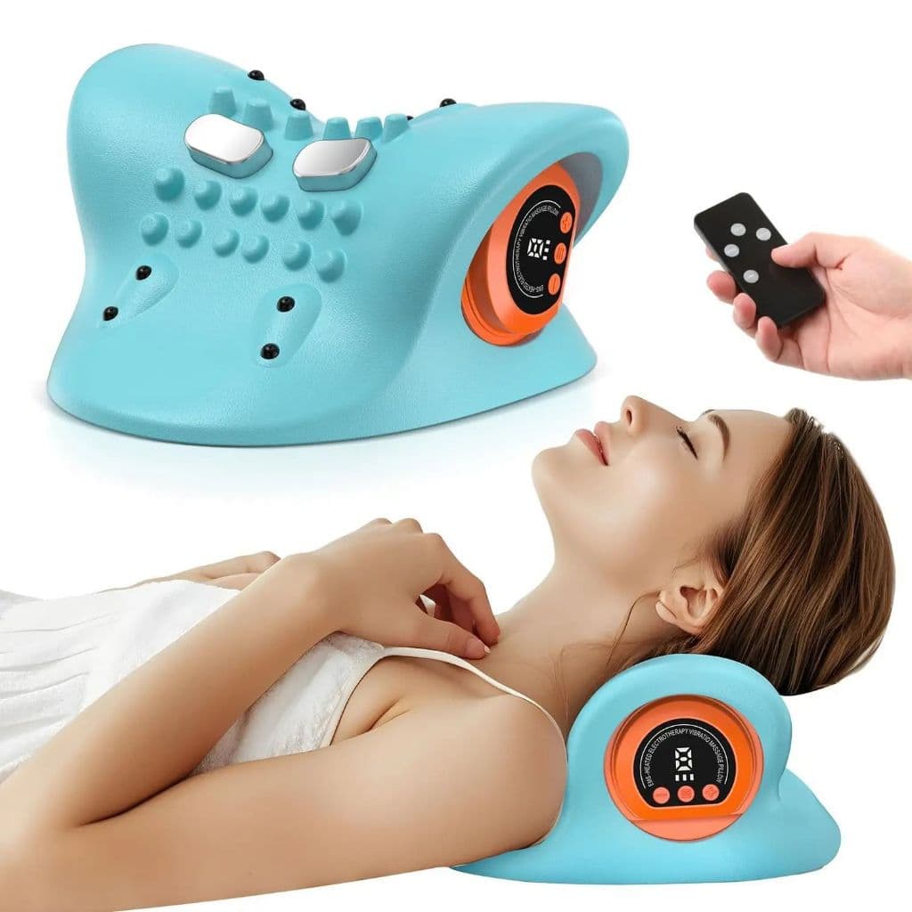 Massageador Portátil de Pescoço Relaxante – Alívio de Tensões e Estresse