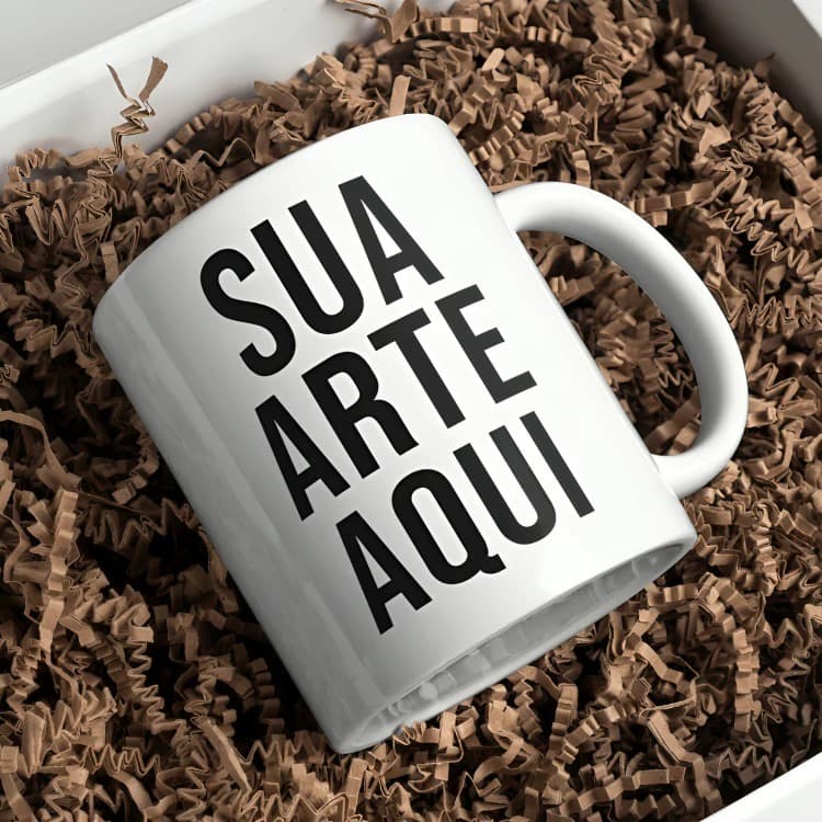 Caneca Porcelana e Polímero Personalizada Sua Arte do seu Jeito