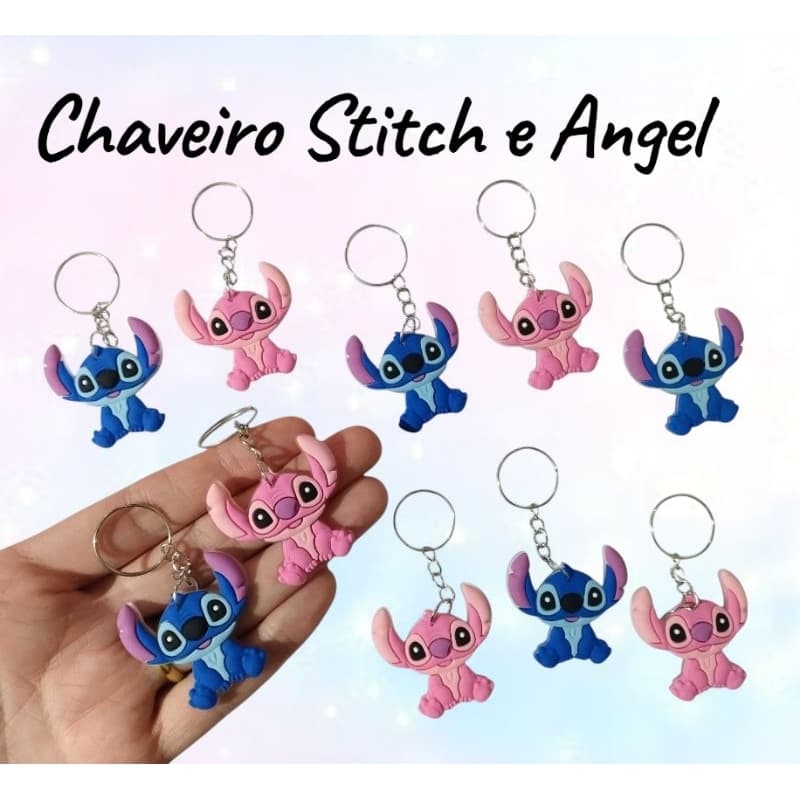 Chaveiro Stitch - kit com 10/40 unidades - lembrancinha stitch para aniversário