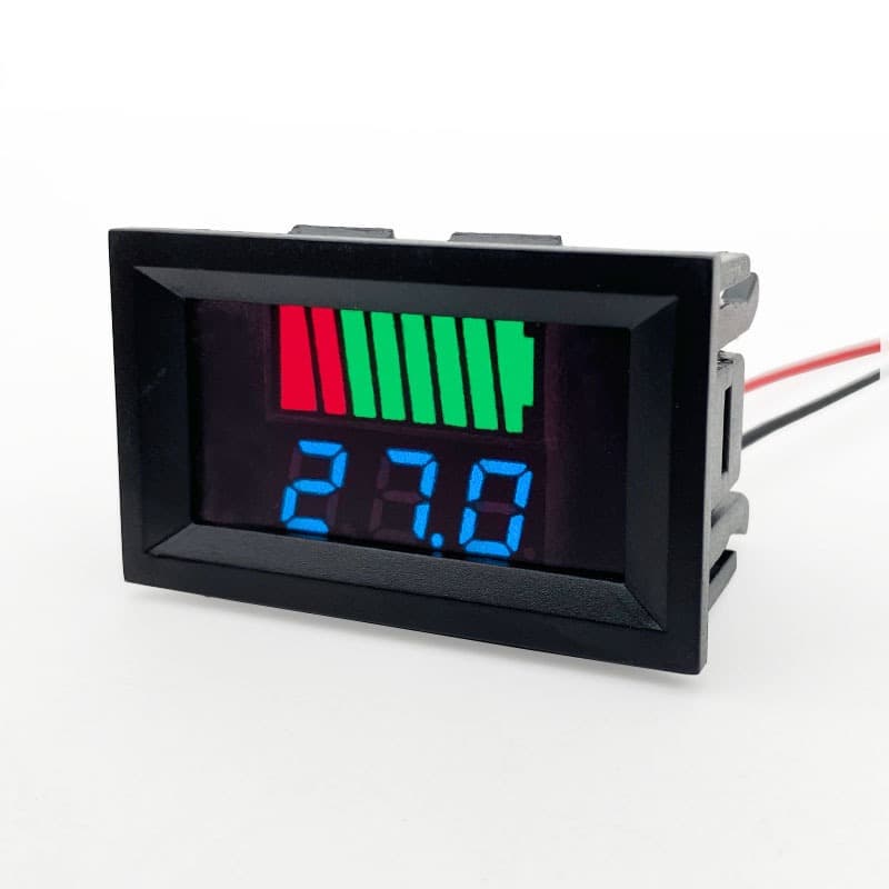 Monitor de Bateria com Nível da Tensão Voltímetro 7 ~72v
