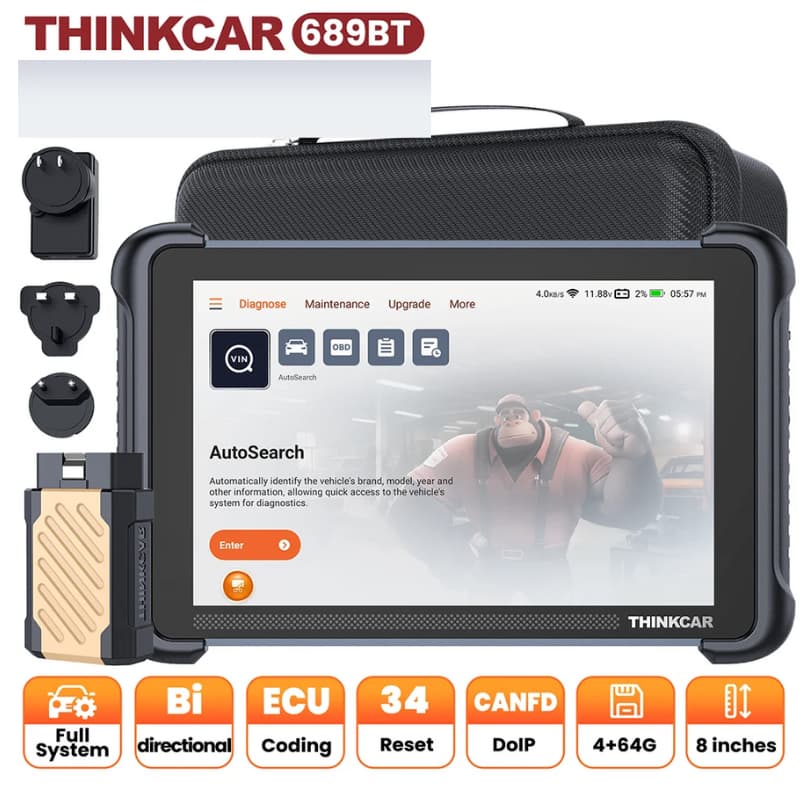 Scanner Automotivo  Thinkcar 689BT  Atualização  vitalícia