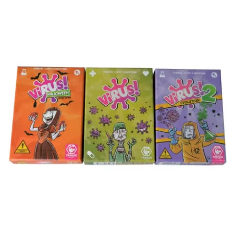 Jogo de Cartas Virus | Rápido e Caótico | Família e Amigos | 2-6 Jogadores | Jogo em Inglês