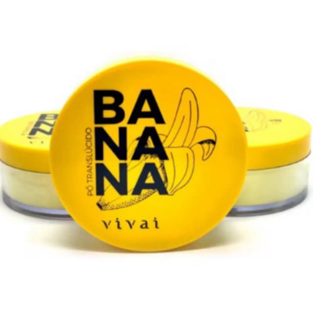 Pó Translúcido Banana Vivai – Pele Selada, Leve e Sem Oleosidade!