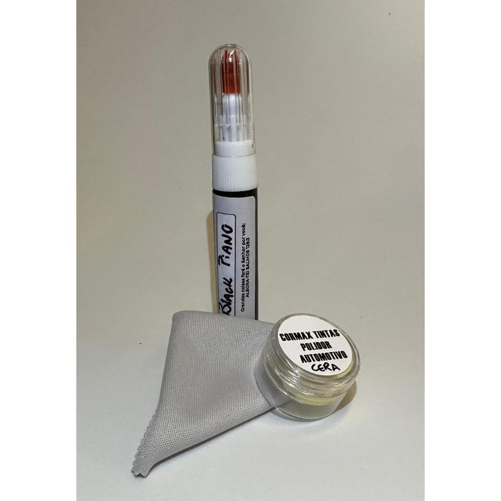 CANETA REPARO AUTOMOTIVO + CERA E FLANELA