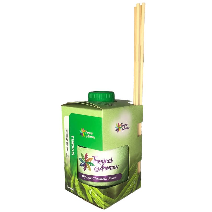 Difusor de Ambiente Aromático Citronela 250ml Tropical Aromas