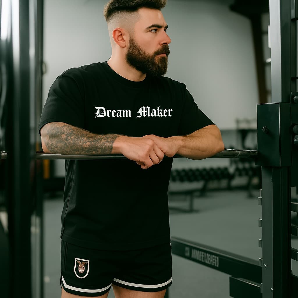 Camiseta Oversized Streetwear Unissex Blessed Dream Maker