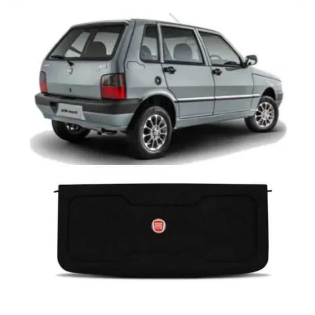 Tampão Porta Malas Tampa Traseira Fiat Uno Mille 1984 A 2013 Com Furo Falante 6x9 e Cordinha