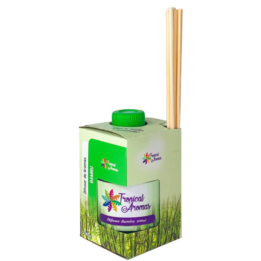 Difusor de Ambiente Aromático Bambu 250ml Tropical Aromas