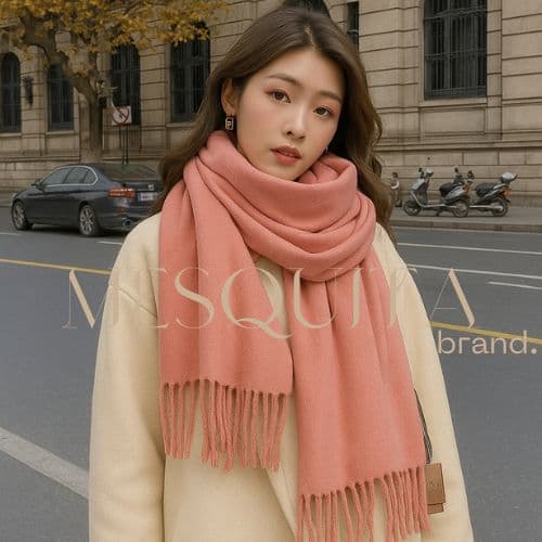 Cachecol Pashmina Echarpe Lenço Lã Alta Qualidade Inverno Oferta