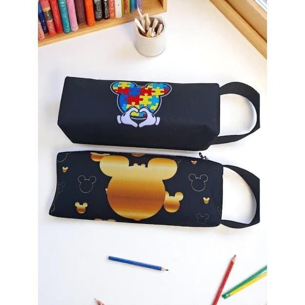 ESTOJO ESCOLAR / ESTOJO SUBLIMADO COM ALÇA / ESTOJO BOX  _ DYH BOLSAS