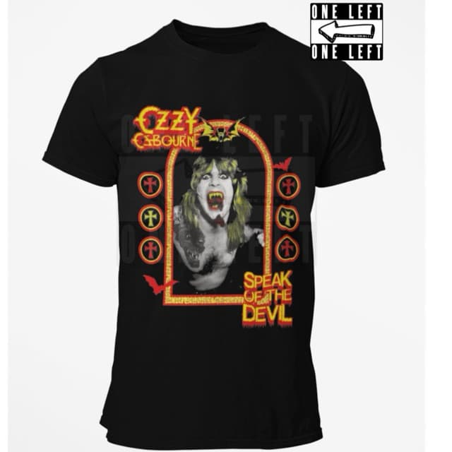 Camiseta Ozzy Osbourne Camisa Básica Unissex Banda Heavy Metal Black Sabbath Príncipe das Trevas Rock in Roll