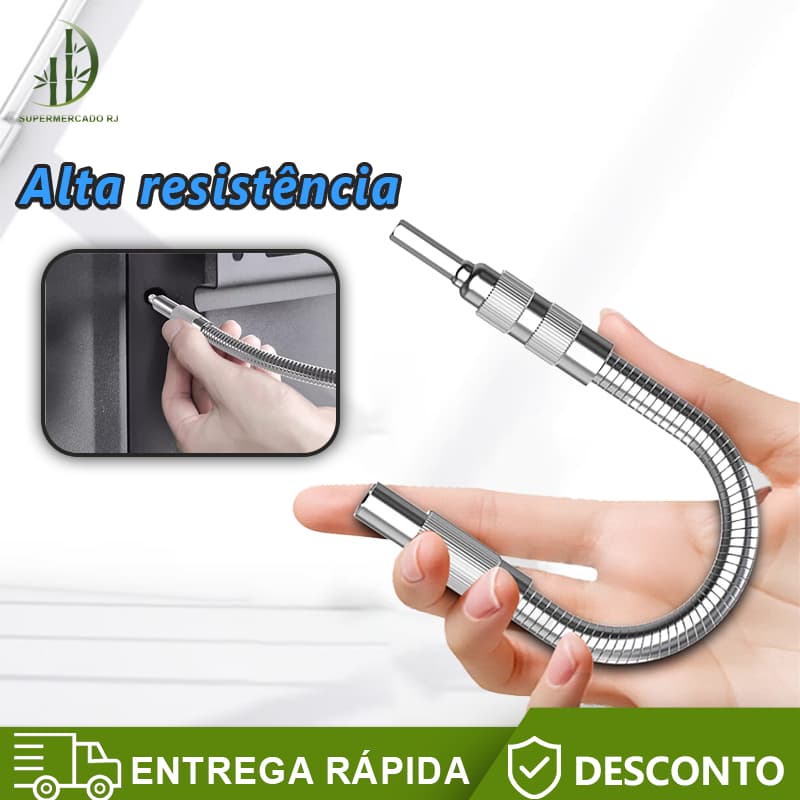 Extensão Flexível de Broca de Eixo De Haste Especial para Chave de Fenda Elétrica Suporte Adaptador Multitul Hex Shank