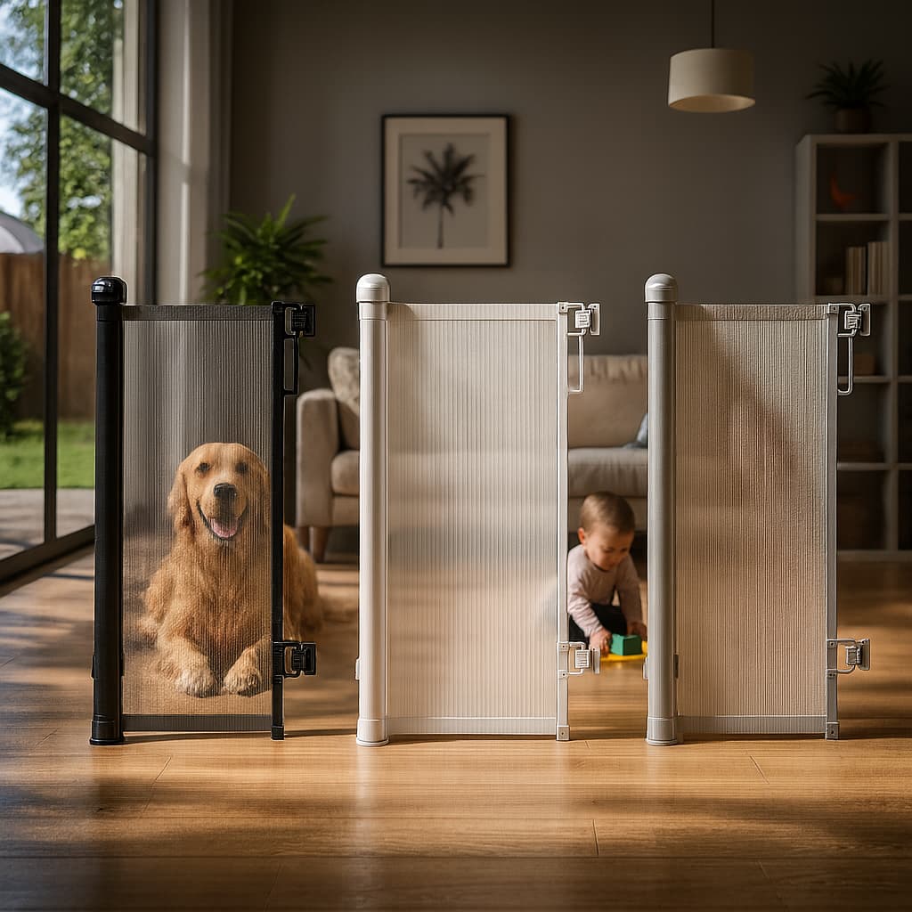 Grade de Proteção Retrátil Bebê e Pet Portão de Segurança