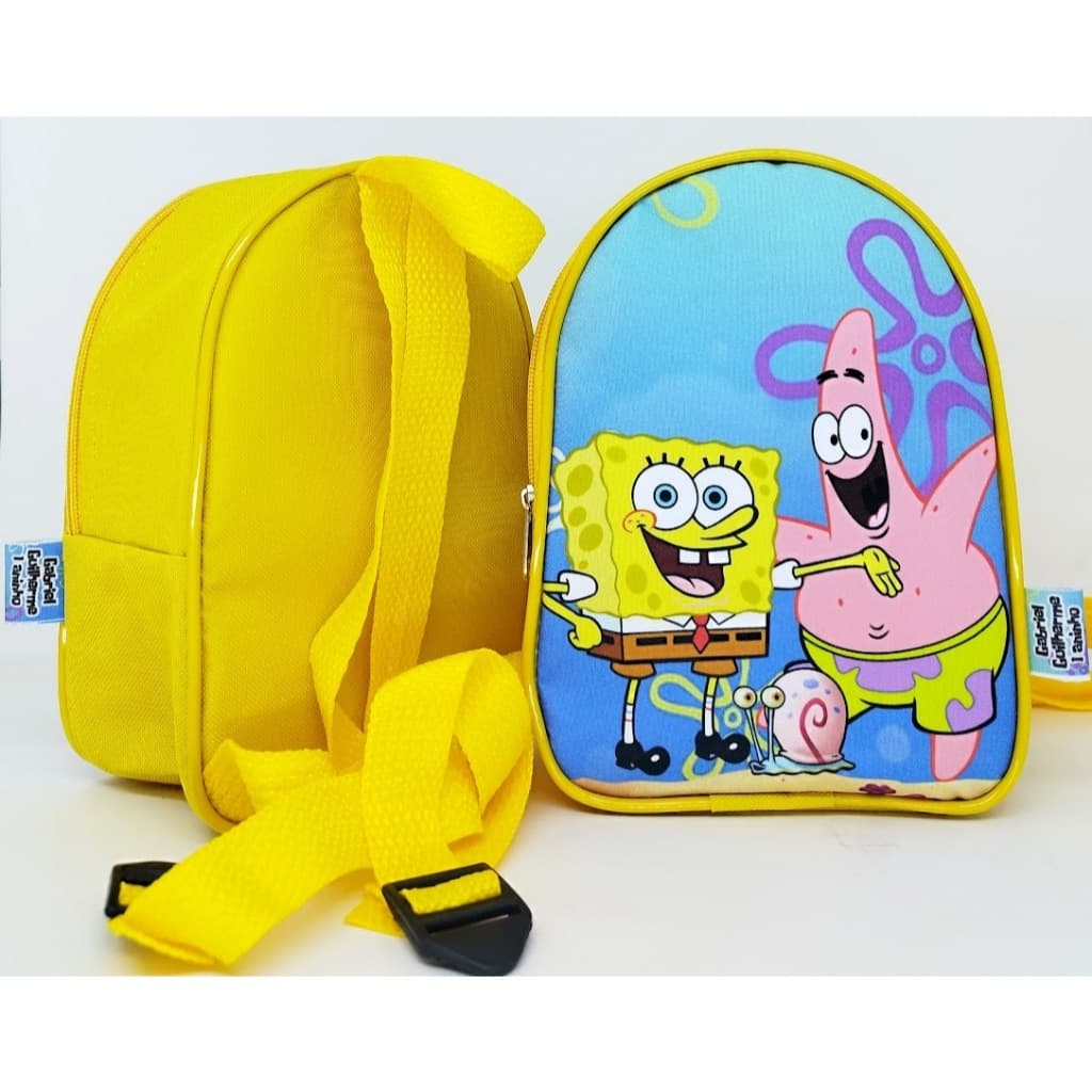 Kit 50 Mochilinhas Personalizadas, tema Bob Esponja, lembrancinhas para festa infantil, personalizamos diversos temas.