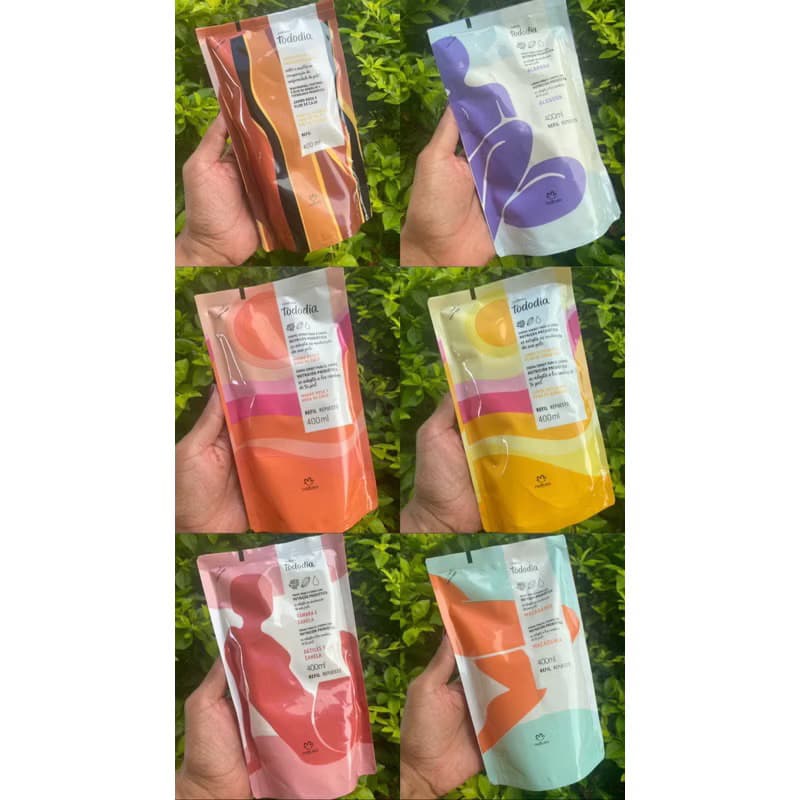 Refil Creme Desodorante Nutritivo para o Corpo Tododia -À escolher