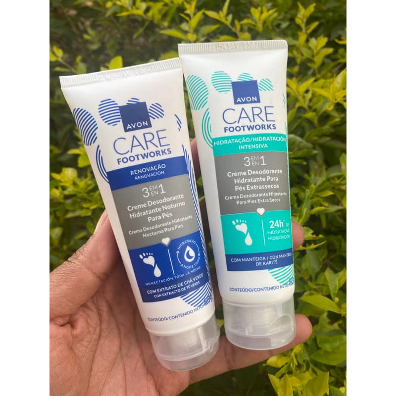 Kit Avon Care Footworks Dia E Noite