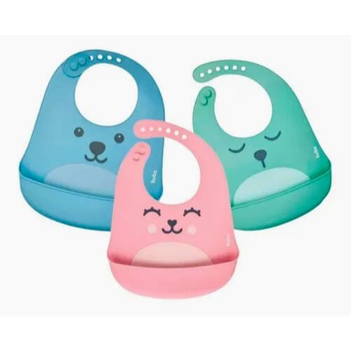Babador de Silicone Gumy Buba Baby: Praticidade e Higiene para as Refeições!