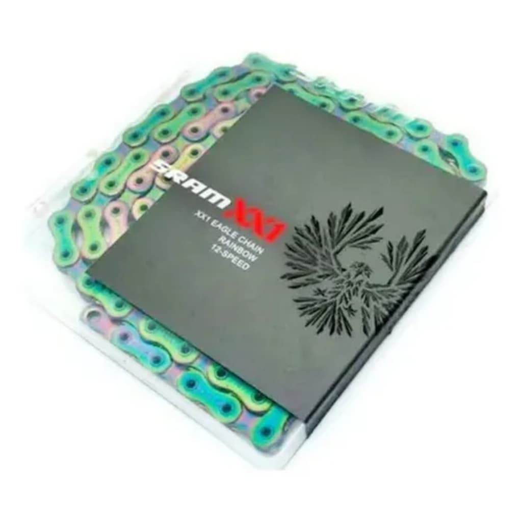 Corrente Sram 12v Xx1 Eagle Rainbow 126 Links Com Power Link