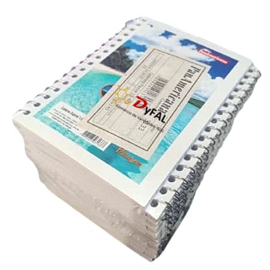 Kit com 10 ou 20 Cadernetas 1/8 48 Folhas Capa Flexível ESTAMPAS SORTIDAS Ref. 3133 - Panamericana