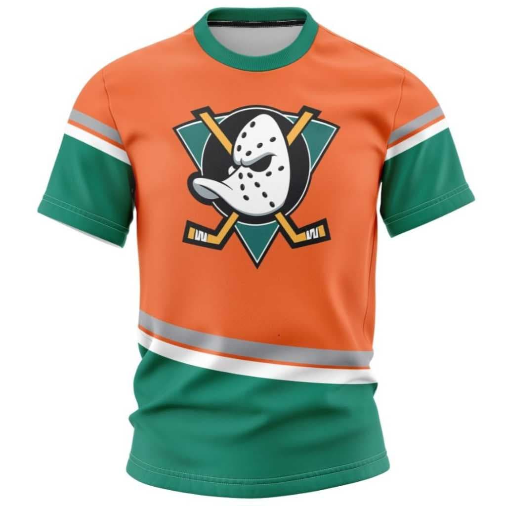 amisa-Camiseta Patos Laranja Treino - Corrida - Academia Dryfit Infantil e Adulto Filme