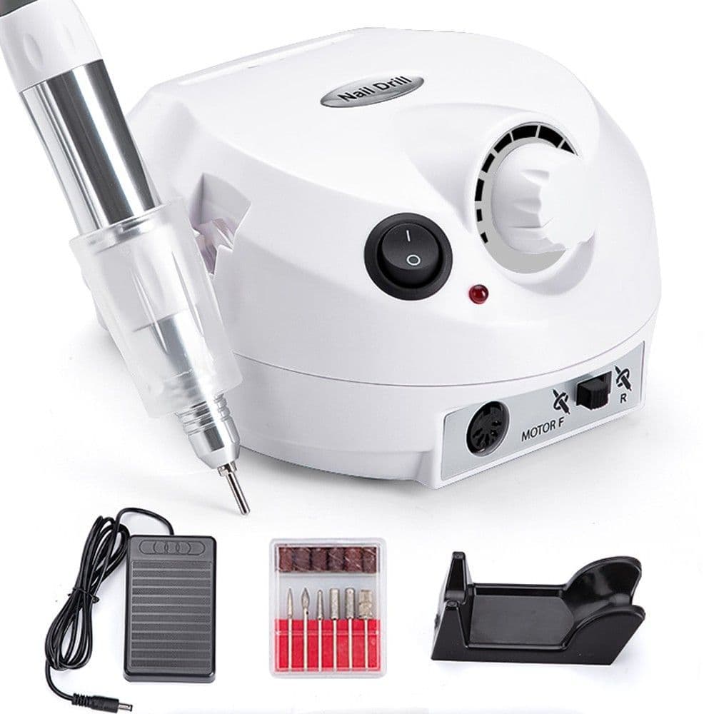 Lixadeira Elétrica Para Unhas Motores Nails Porquinho 30000-50000Rpm Profissional Sioux Fan NailDril