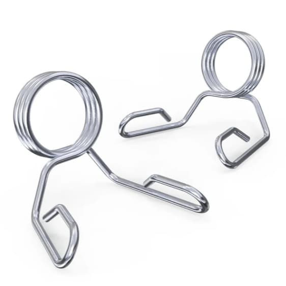 Presilha Curva D1Fitness Aço Cromado 50mm - 2 Unidades