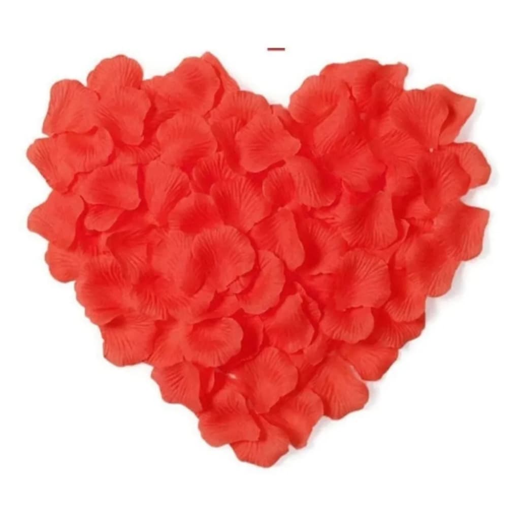 800 Pétalas De Rosas Artificiais Na Cor Vermelha