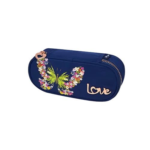 ESTOJO LOVE BORBOLETAS RETANGULAR - MOLIN