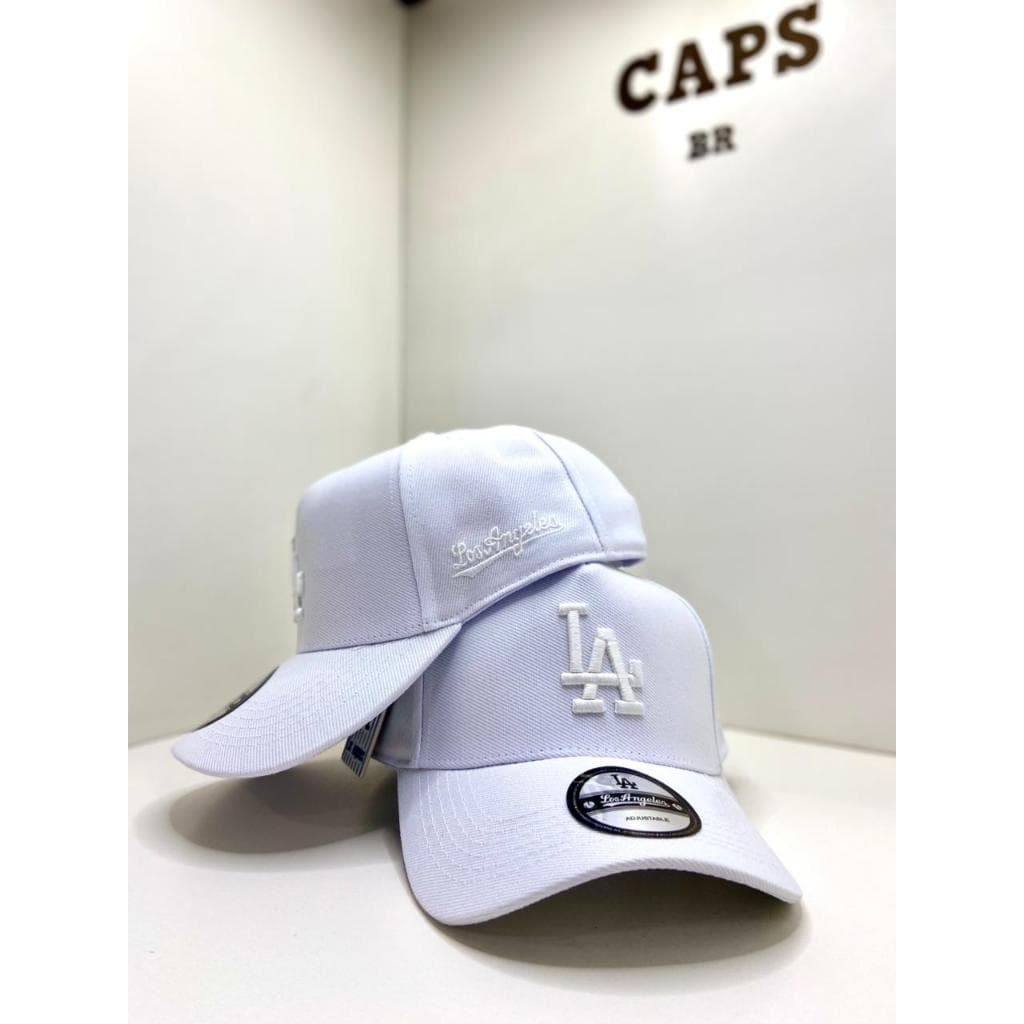 Boné baseball americano LA em tecido premium super cap não desbota masculino e feminino
