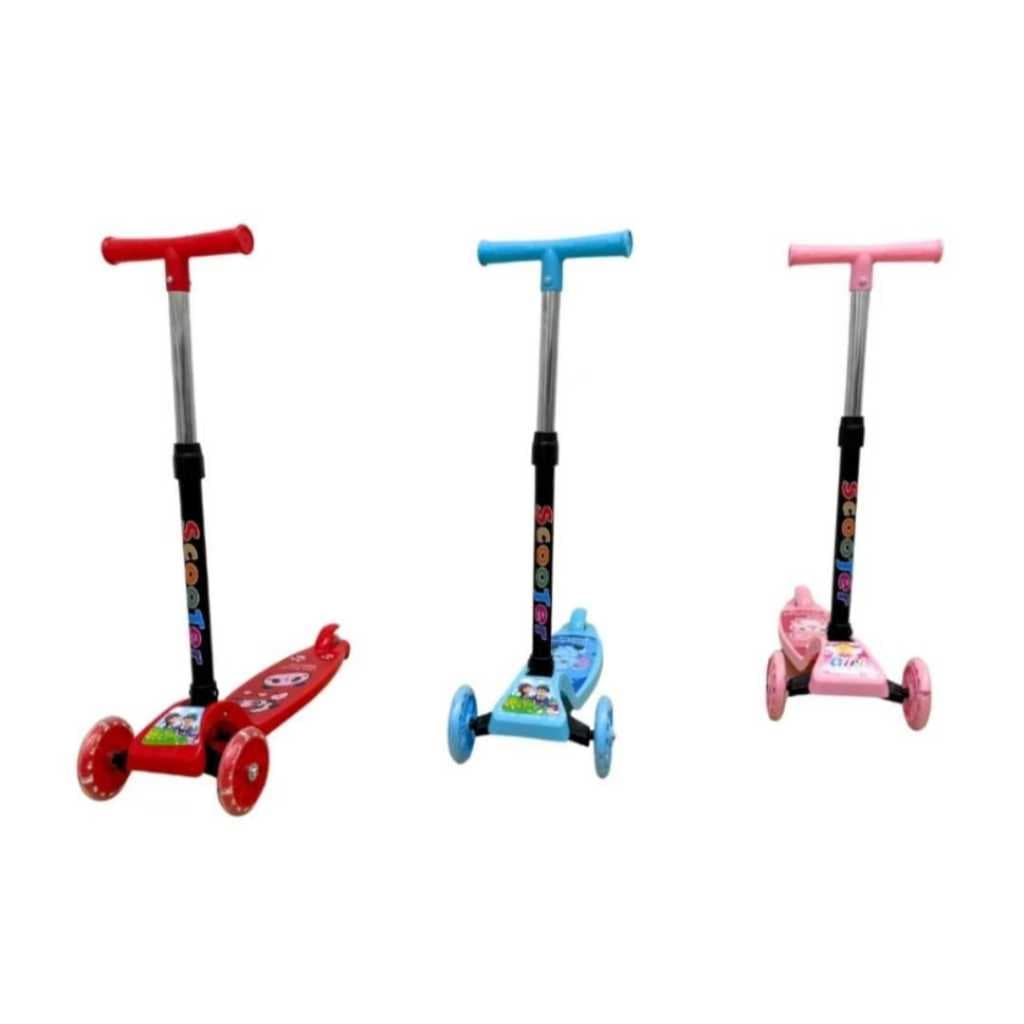 Patinete Infantil 3 Rodas De Led Luz Acende Dobrável Scooter ( pronta entrega )