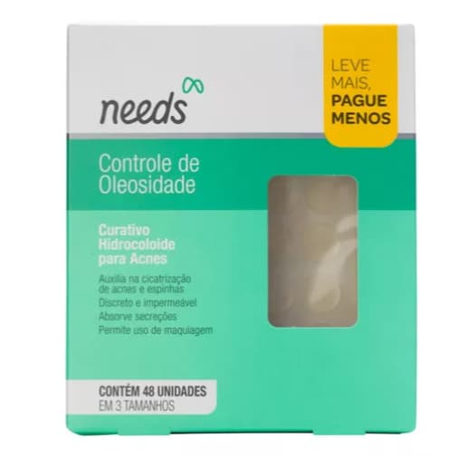 Curativo Hidrocoloide Para Acne Needs 48 Unidades