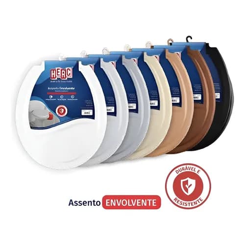 Assento De Vaso Sanitário Envolvente Herc Universal Plastica