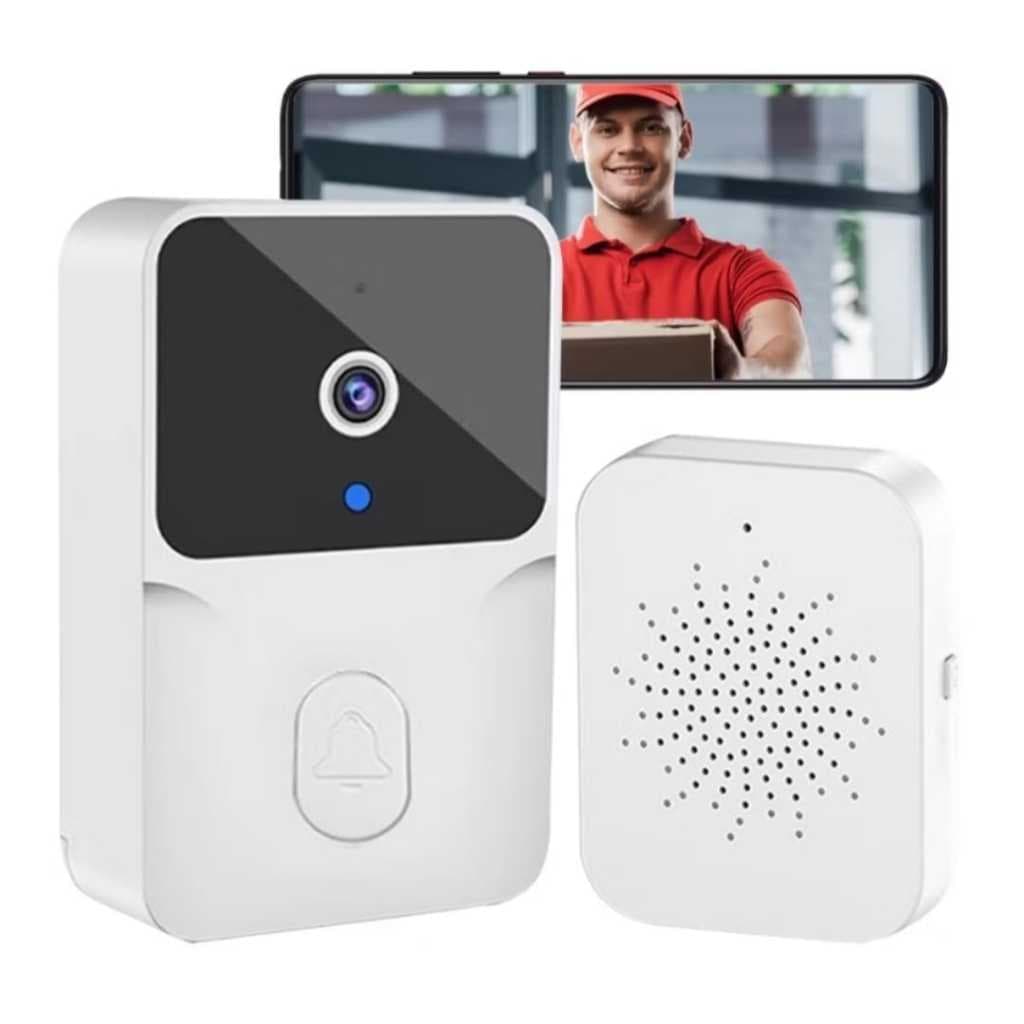 Campanhia Sem Fio Inteligente Com Camera Wifi Residencial