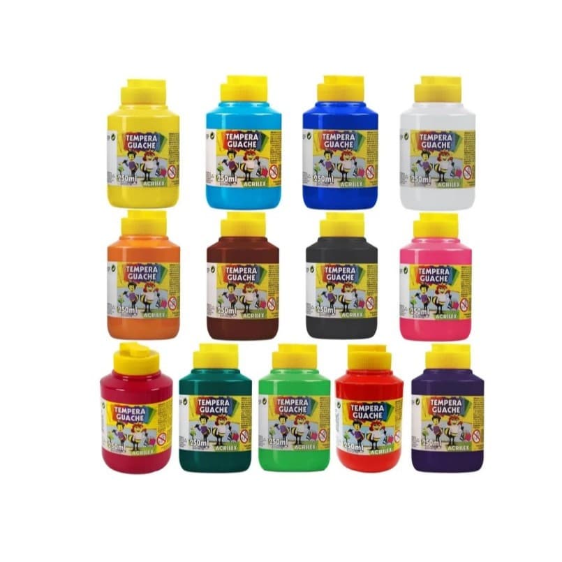 Tinta Tempera Guache 250ml  Acrilex