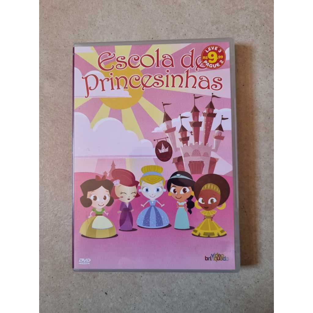 Coleção de dvd - Escola de Princesinhas I, II e III