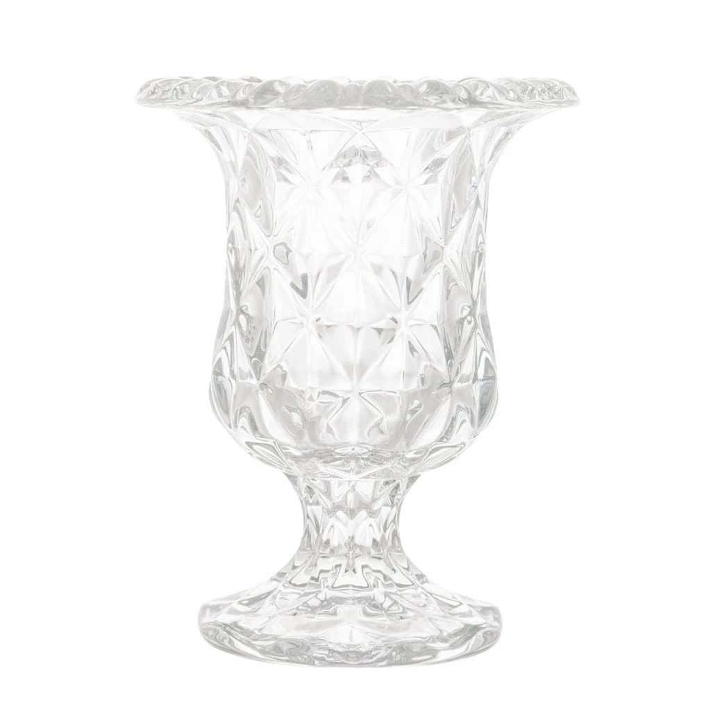 Vaso Com Pé Lyor Diamond 14,5cmx11,5cm