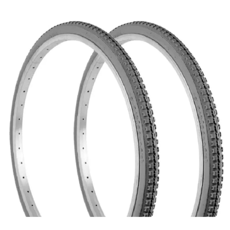 Par Pneus Para Cadeira De Rodas Aro 24 Cinza Vee Rubber